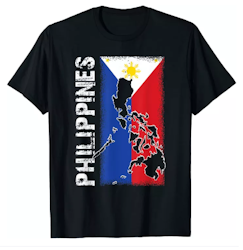 Philippines National Flag And Patriotic Filipino Pride Gift Cotton T-shirt for Men and Women Tee Shirts Adults Short Sleeve Tshirts