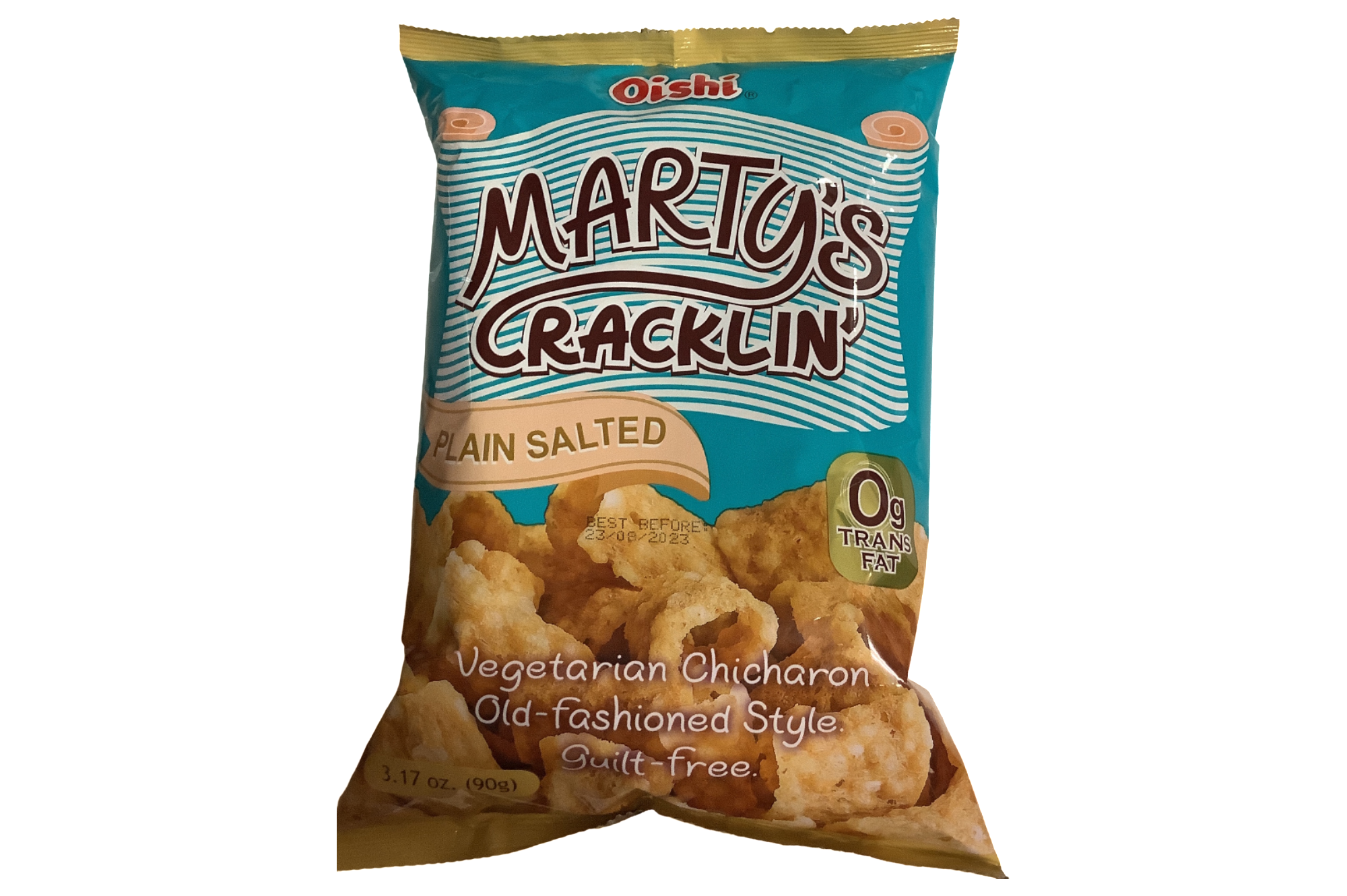 Oishi Marty’s Cracklin ’plain Salted flavor’