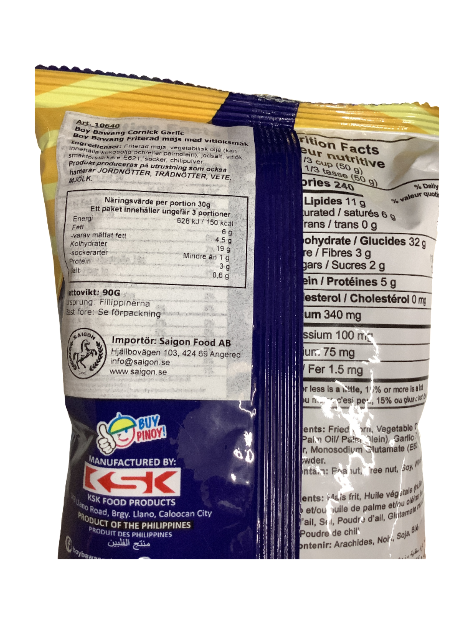 Boy Bawang cornick Garlic Flavor 100g