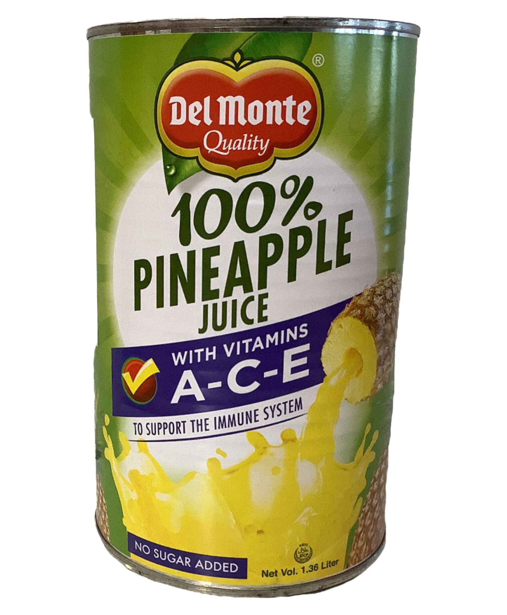 Del Monte® 100% Pineapple Juice with Added Vitamin C, 8.1 fl oz