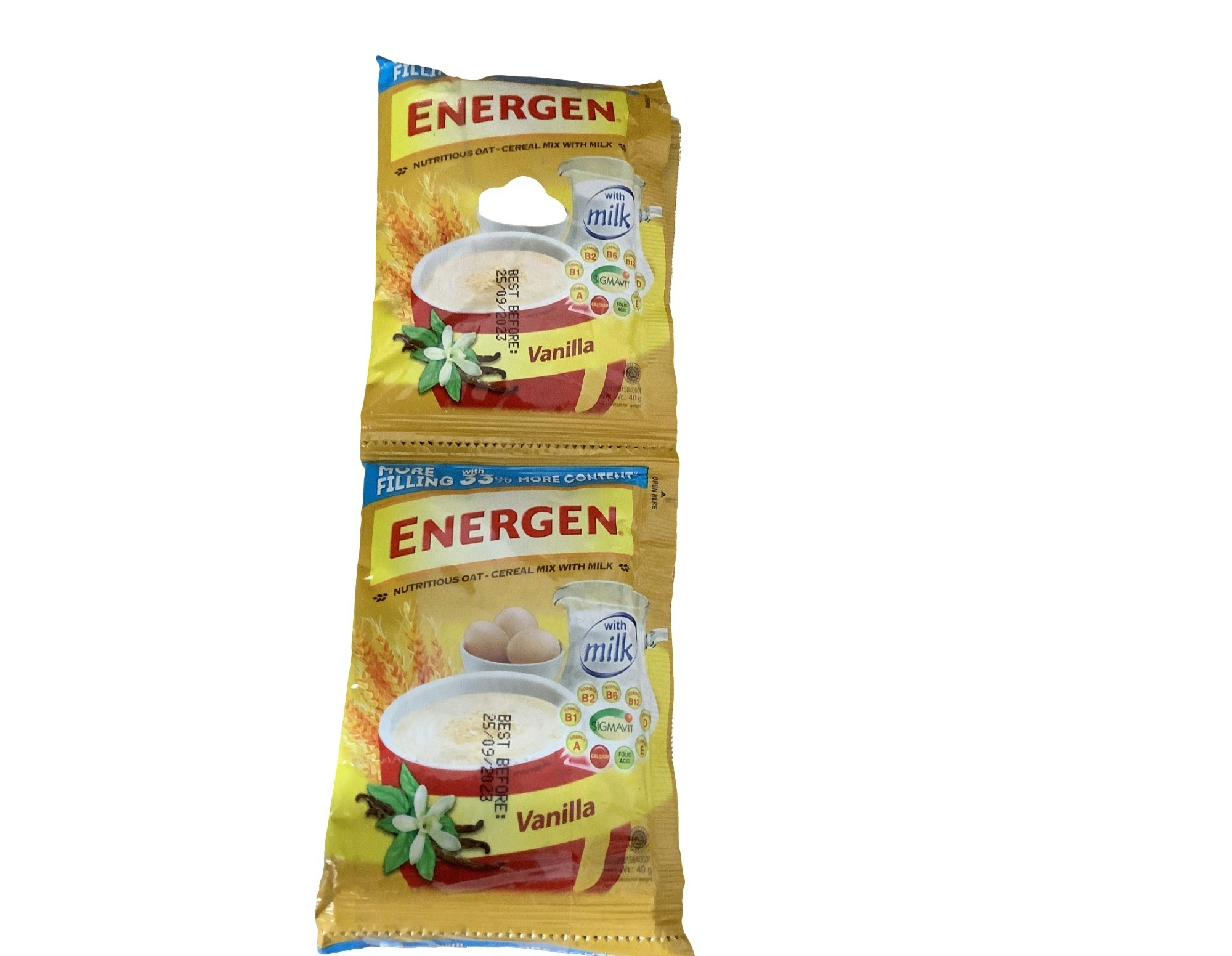 Energen vanilla 5 sachets