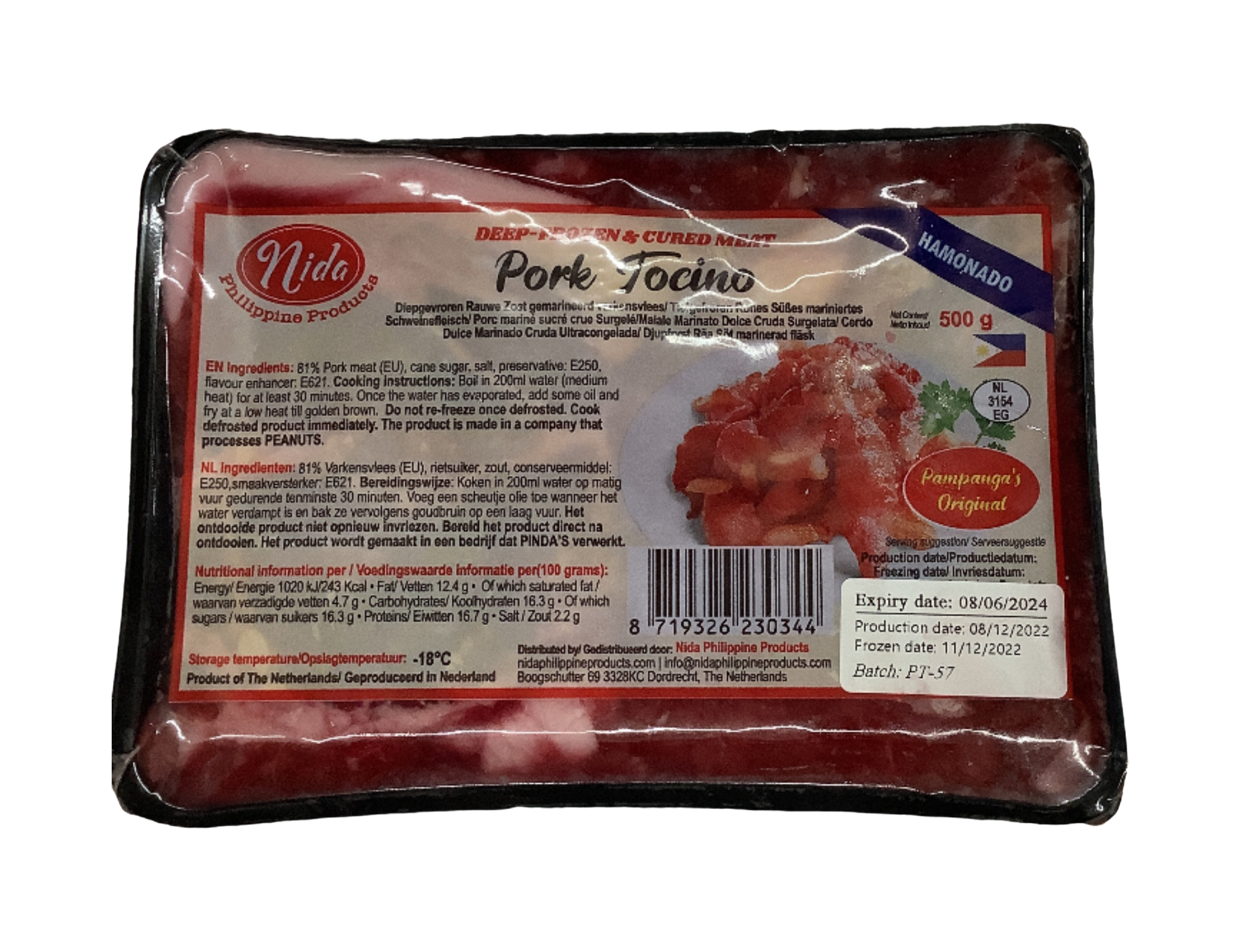 Pork tocino Hamonado  (pick up only)