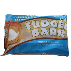 Fudgee bar Flavor MOCHA cream-filled Chocolate Cake bar