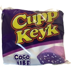 Cupp Keyk coco ube with coco flakes