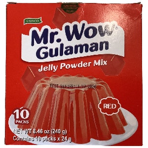 Mr.wow gulaman jelly powder mix red(box)
