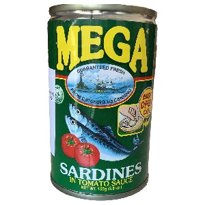 Mega Sardines in Tomato Sauce 155g