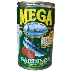 Mega Sardines in Tomato Sauce 155g