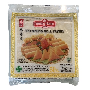 Spring home tyj spring roll pastry small 400g ( pick up only)