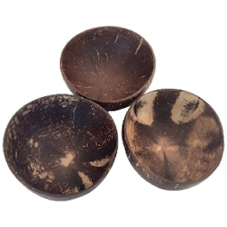 3 coconut shells