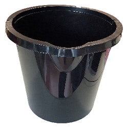 Black water pail 10 liters