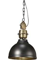 Manchester Taklampa Svart/Mässing 35cm