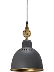 Cleveland Taklampa JakoGrå/Mässing 23cm