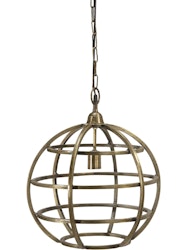 Bristol Taklampa Råmässing 41cm