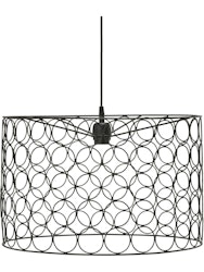 Ring taklampa Matt black 50cm