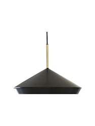 Geometri Taklampa Svart/guld 45cm