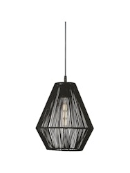 Rio taklampa Svart 28cm