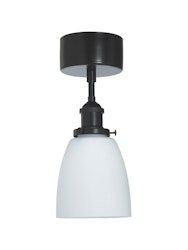 Rock taklampa Svart, Opal 14cm
