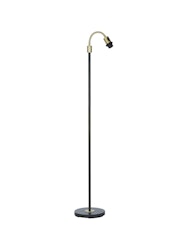 Amy Golvfot Flex1 Svart/Mässing 150cm