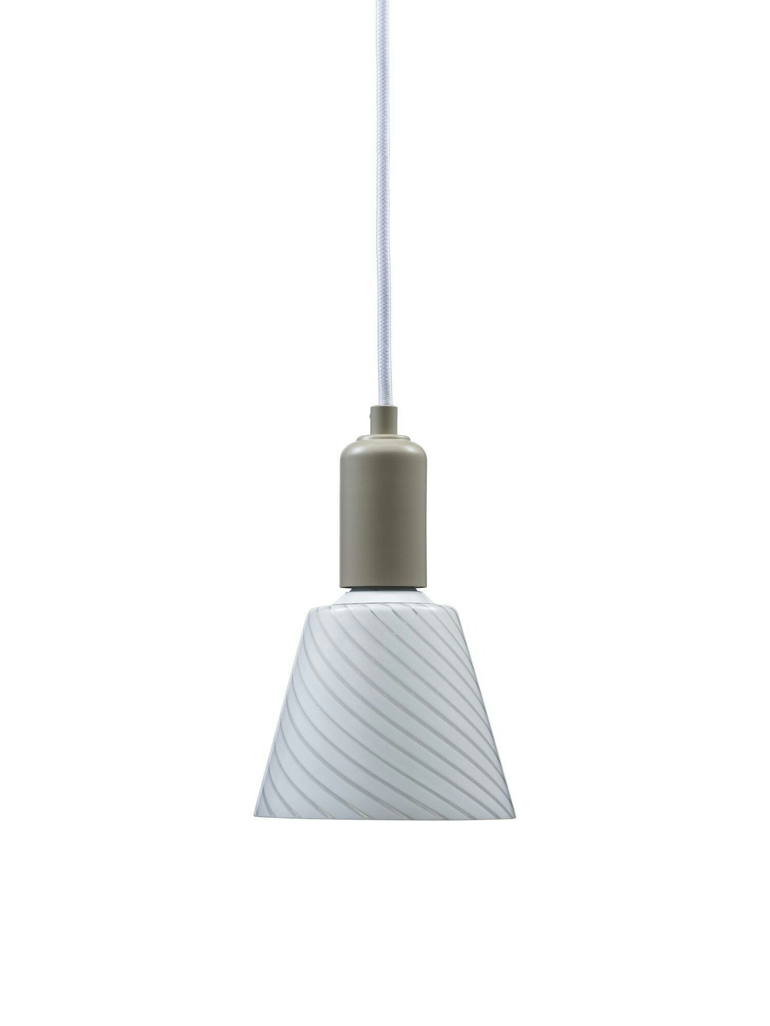 Tilda fönsterlampa E27, beige/vit