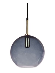 Milla fönsterlampa Guld/Smokey 20cm