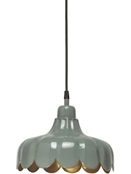 Wells tak/fönsterlam Grön/guld 24cm
