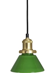 August Fönsterlampa Grön 15cm