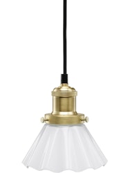 August Fönsterlampa Opal veckad 15cm