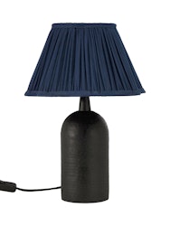 Riley Bordsslampa Svart/Blå 37cm