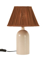 Riley Bordsslampa Beige/Brun 37cm