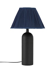 Riley Bordsslampa Svart/Blå 50cm