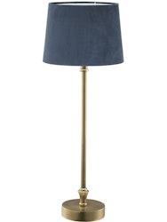 Liam bordslampa med blå skärm 59cm
