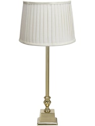Linné bordslampa med offwhite skärm 51cm