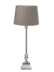 Linné bordslampa med lampskärm 62cm