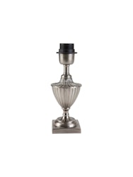 Pollino Lampfot Antiksilver 24cm