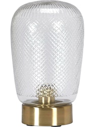 Juliette bordslampa Klar/mässing 29cm