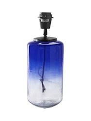 Gunnie lampfot Glas//Blå 30cm