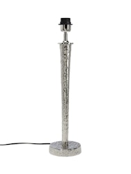 Bob lampfot Silver 53 cm