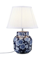 Fanny bordslampa Blå/vit 47cm