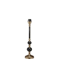 Abbey Lampfot Svart/Antikmäss 50cm