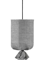 Round Outdoor Lin Gråsvart 30cm