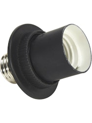 Adapter m. skärmring E27 till E27