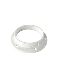 Skärmring E27 Gänga, vit, 40x2,5