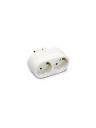 Grenkontakt vägg 2:a White 9cm