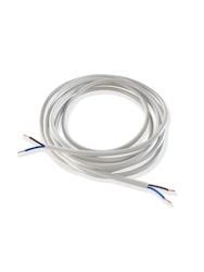 Kabel rund SKK2x0,75 Vit, 3m