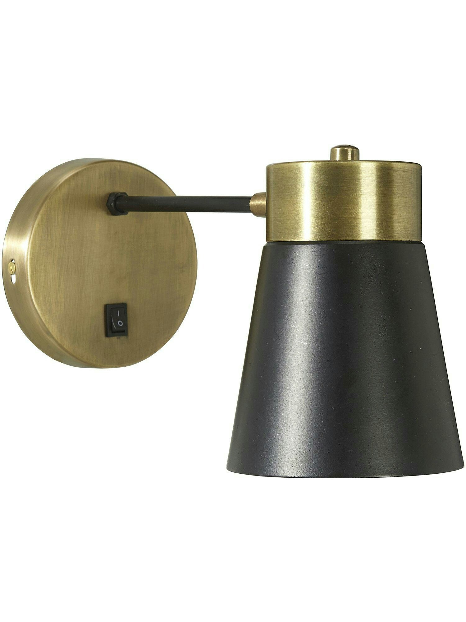 Luna vägglampa Svart 13cm