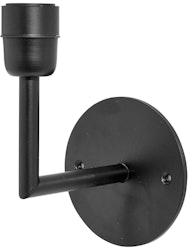 Base Vägglampa Matt black 13cm