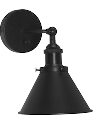 Anton vägglampa Svart 18cm