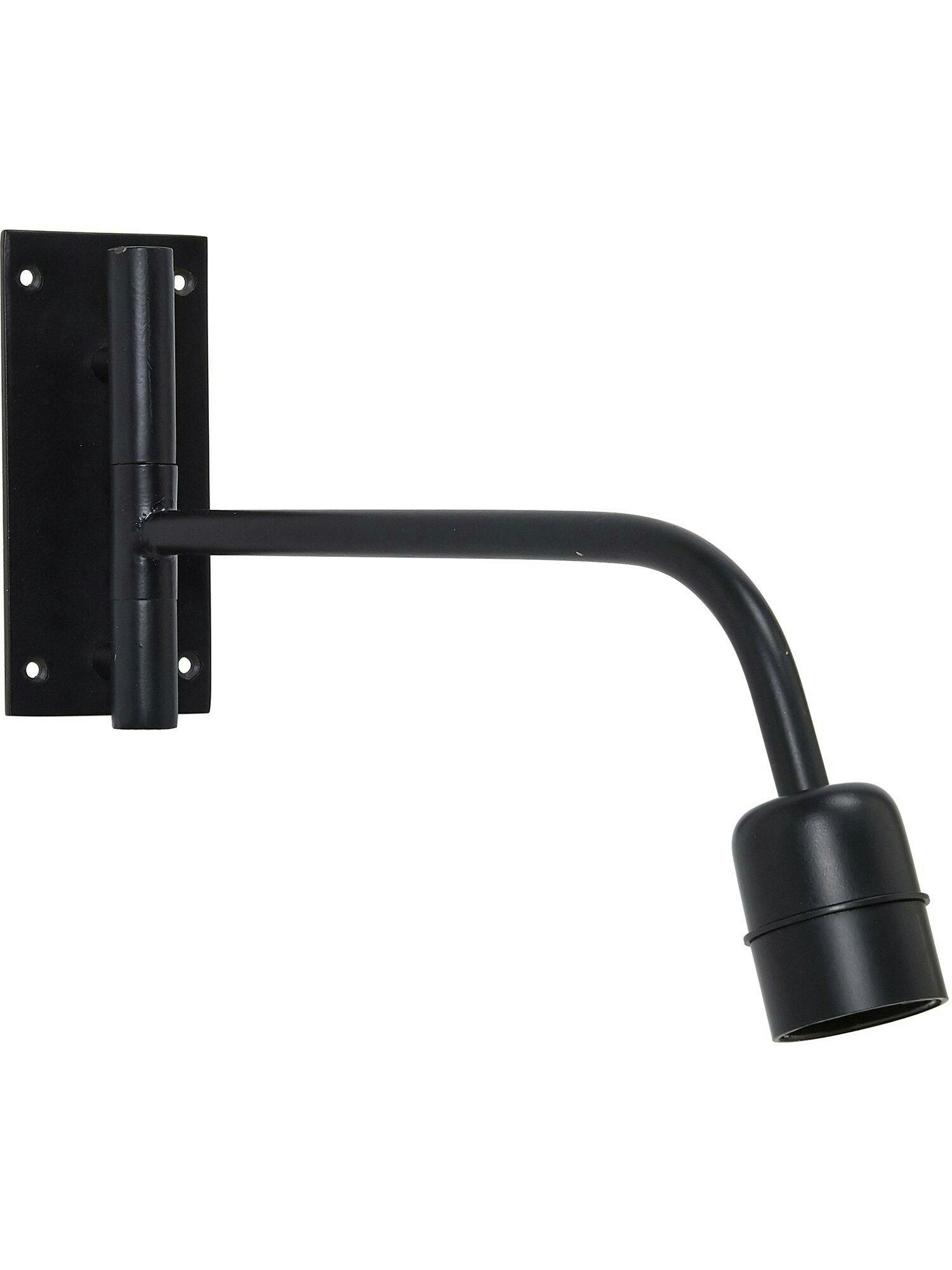 Base vägglampa Matt svart 34cm