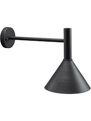 Tripp fasadlampa 230V IP44 svart 50cm