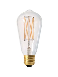 LED 3-step mem ST64 klar E27 64mm